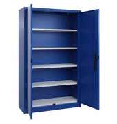 Stahlschrank C 2000 Acurado 094600-000 S10000 enzianblau 120,0 x 40,0 x 195,0 cm, aufgebaut